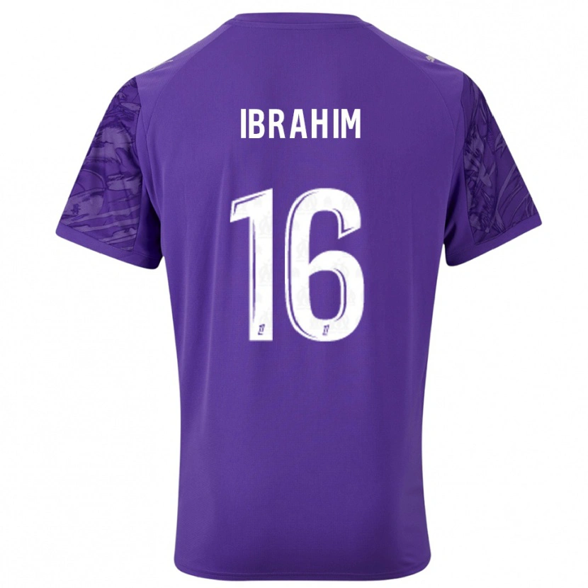 Danxen Heren Ayman Ibrahim #16 Paars Wit Keepersshirt 2025/26 T-Shirt België