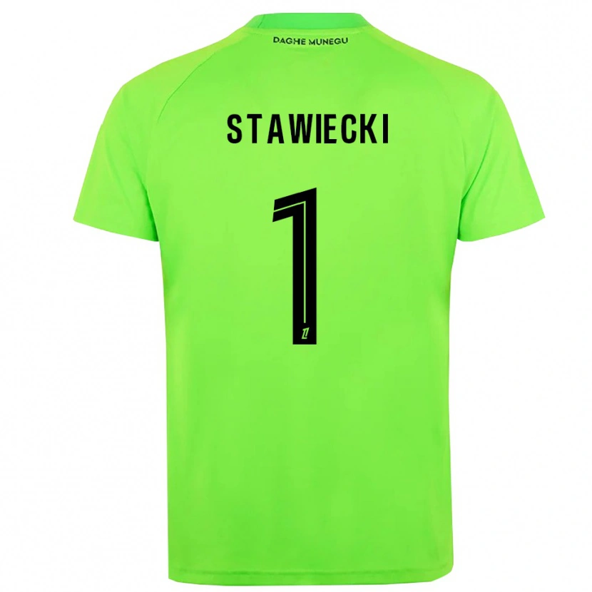 Danxen Heren Jules Stawiecki #1 Groen Zwart Keepersshirt 2025/26 T-Shirt België