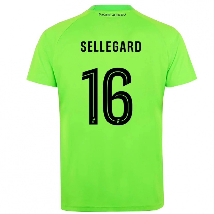 Danxen Heren Alexander Sellegard #16 Groen Zwart Keepersshirt 2025/26 T-Shirt België