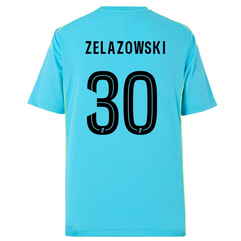 Danxen Heren Bartosz Zelazowski #30 Hemelsblauw Zwart Keepersshirt 2025/26 T-Shirt België