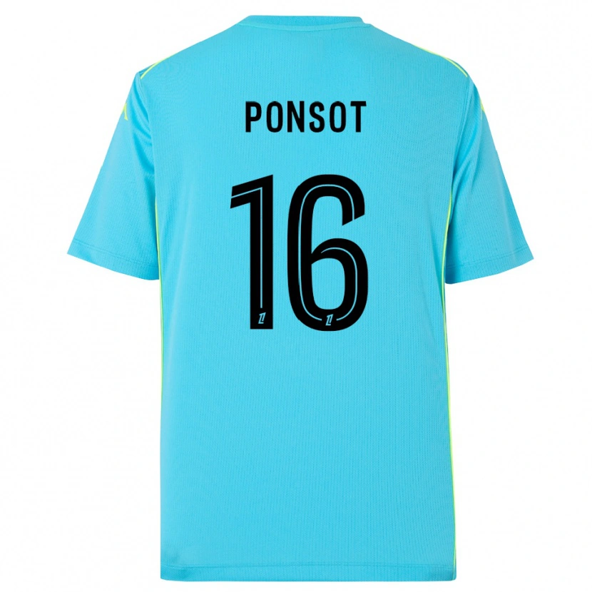 Danxen Heren Martin Ponsot #16 Hemelsblauw Zwart Keepersshirt 2025/26 T-Shirt België
