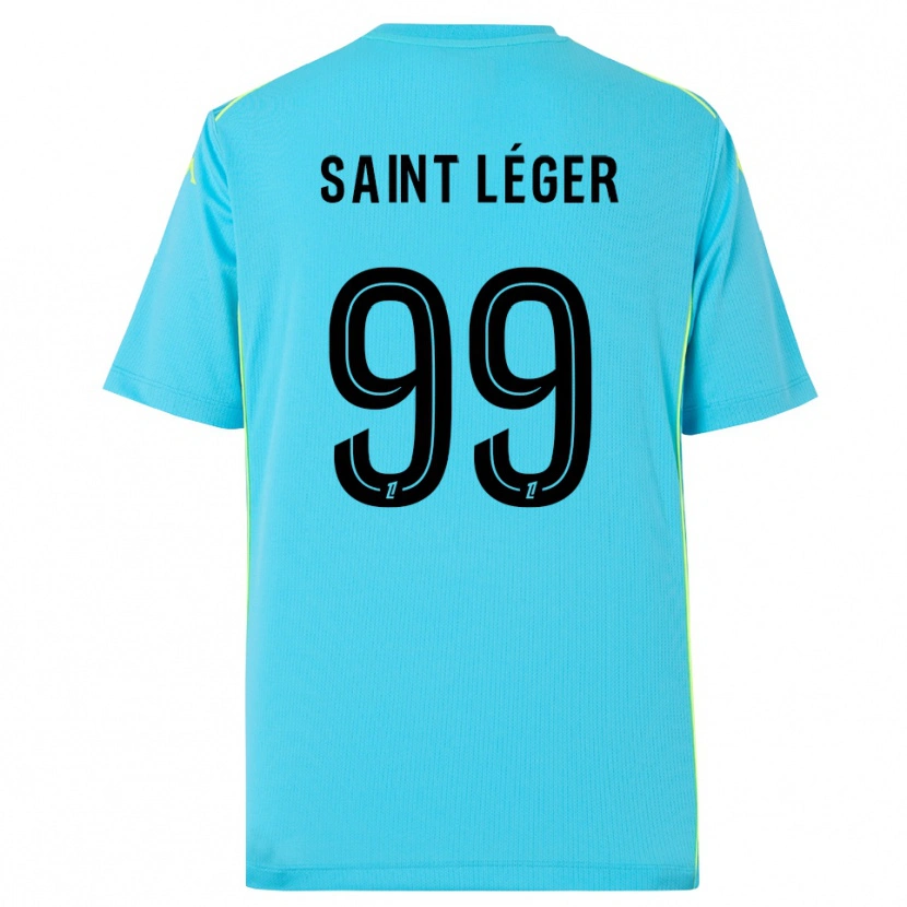 Danxen Heren Maureen Saint Léger #99 Hemelsblauw Zwart Keepersshirt 2025/26 T-Shirt België
