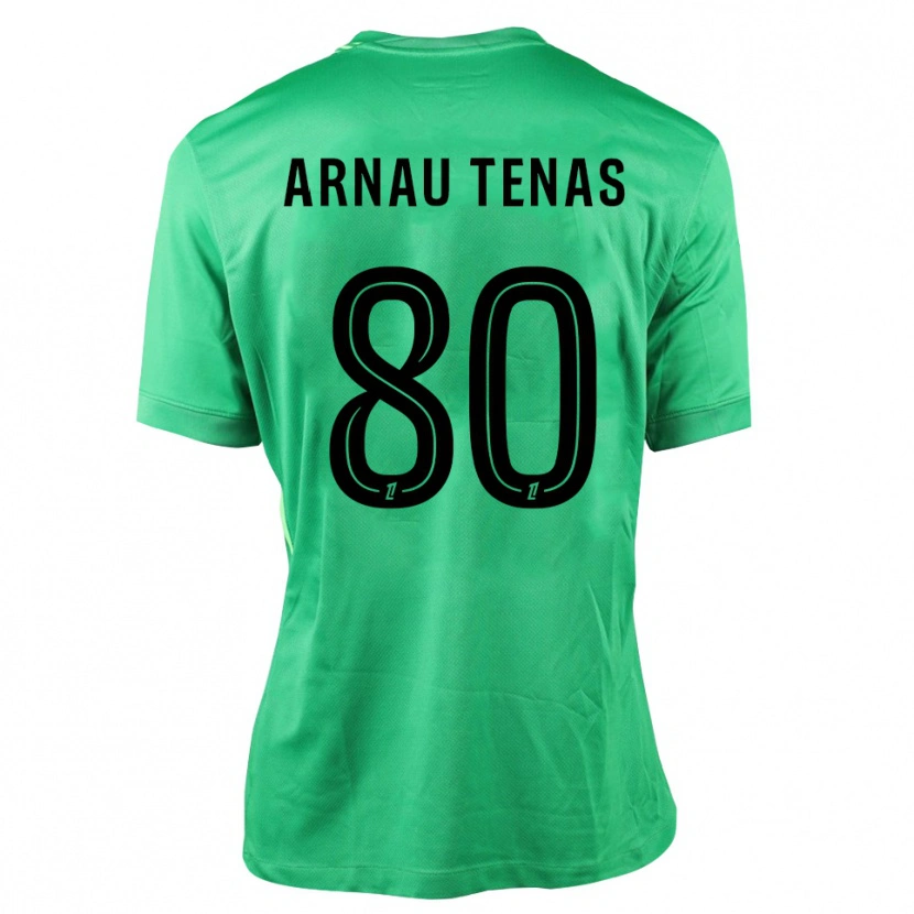 Danxen Heren Arnau Tenas #80 Groen Zwart Keepersshirt 2025/26 T-Shirt België