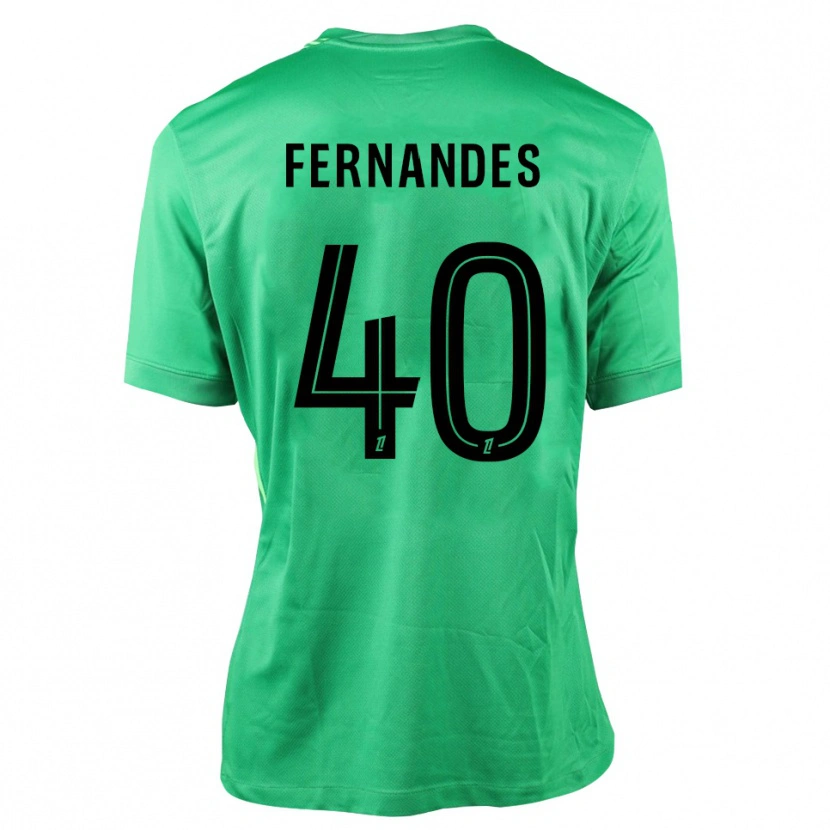 Danxen Heren Alyssa Fernandes #40 Groen Zwart Keepersshirt 2025/26 T-Shirt België