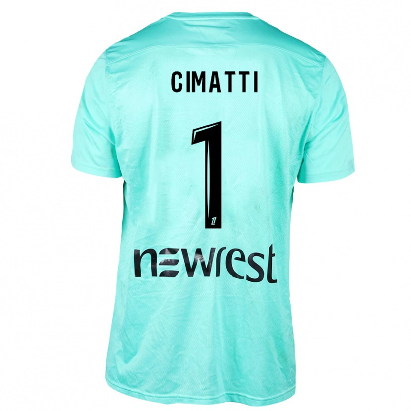 Danxen Heren Marie Cimatti #1 Aqua Zwart Keepersshirt 2025/26 T-Shirt België