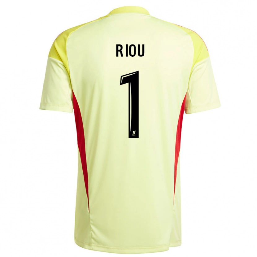 Danxen Heren Rémy Riou #1 Licht Geel Zwart Keepersshirt 2025/26 T-Shirt België