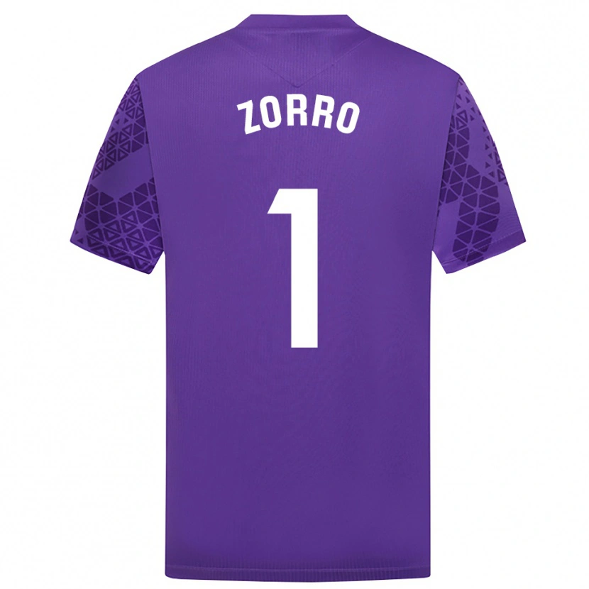 Danxen Heren Zorro #1 Paars Wit Keepersshirt 2025/26 T-Shirt België