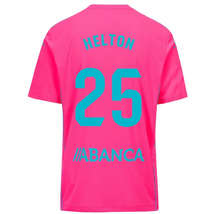 Danxen Heren Helton Leite #25 Diep Roze Zwart Keepersshirt 2025/26 T-Shirt België