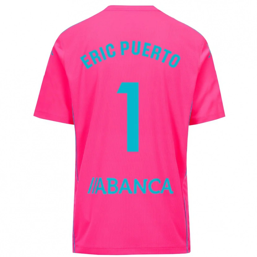 Danxen Heren Eric Puerto #1 Diep Roze Zwart Keepersshirt 2025/26 T-Shirt België