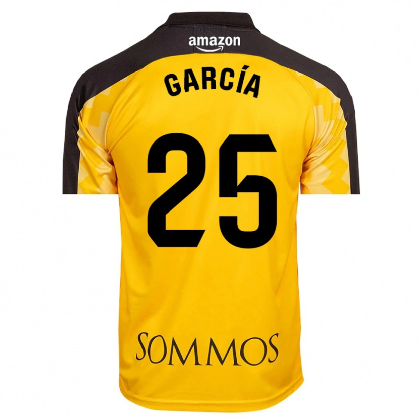 Danxen Heren Jaime García #25 Geel Zwart Keepersshirt 2025/26 T-Shirt België