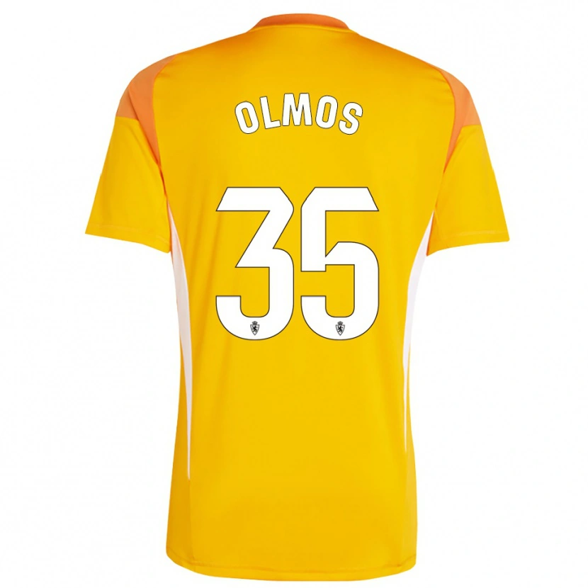 Danxen Heren Lucas Olmos #35 Donker Oranje Geel Keepersshirt 2025/26 T-Shirt België