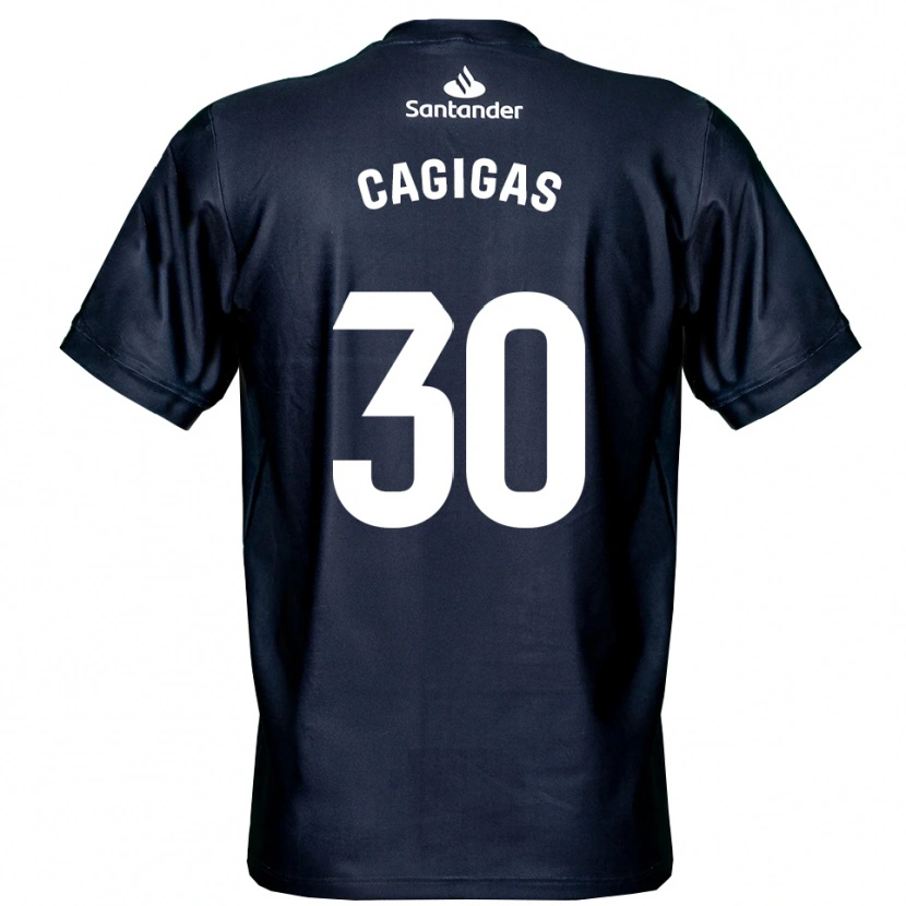 Danxen Heren Iván Cagigas #30 Middernachtblauw Wit Keepersshirt 2025/26 T-Shirt België
