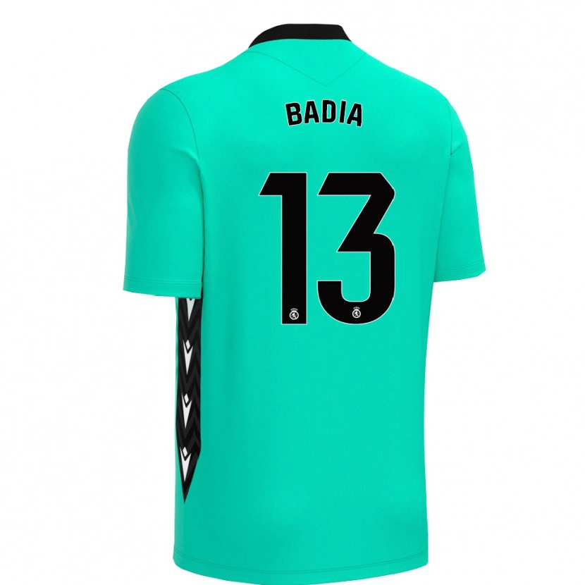 Danxen Heren Edgar Badia #13 Aqua Zwart Keepersshirt 2025/26 T-Shirt België