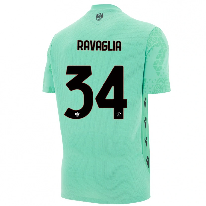 Danxen Heren Federico Ravaglia #34 Munt Blauw Zwart Keepersshirt 2025/26 T-Shirt België