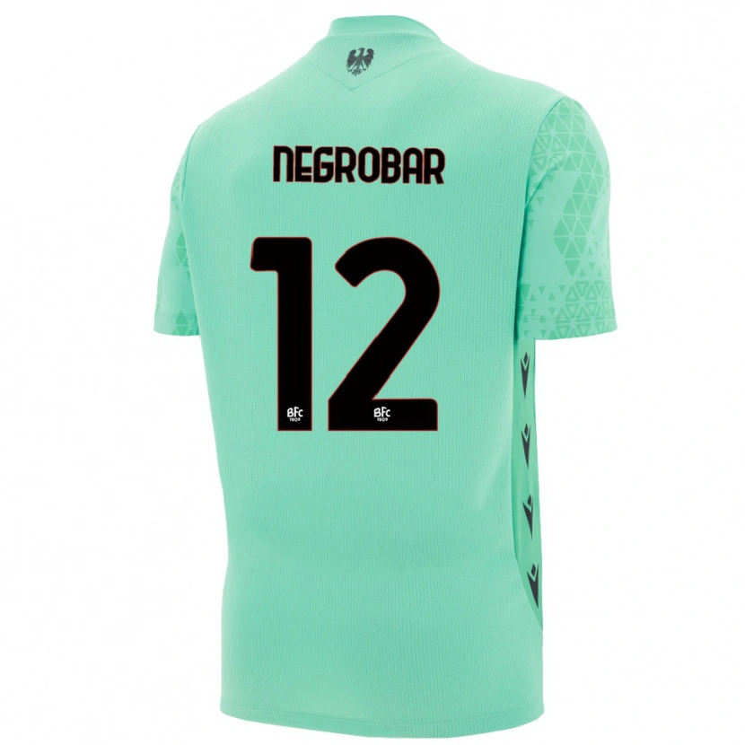 Danxen Heren Lucas Negrobar #12 Munt Blauw Zwart Keepersshirt 2025/26 T-Shirt België