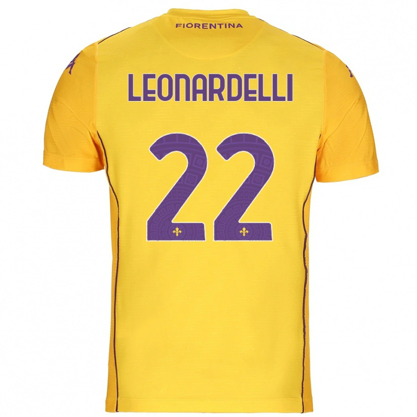 Danxen Heren Pietro Leonardelli #22 Oranje Geel Paars Keepersshirt 2025/26 T-Shirt België