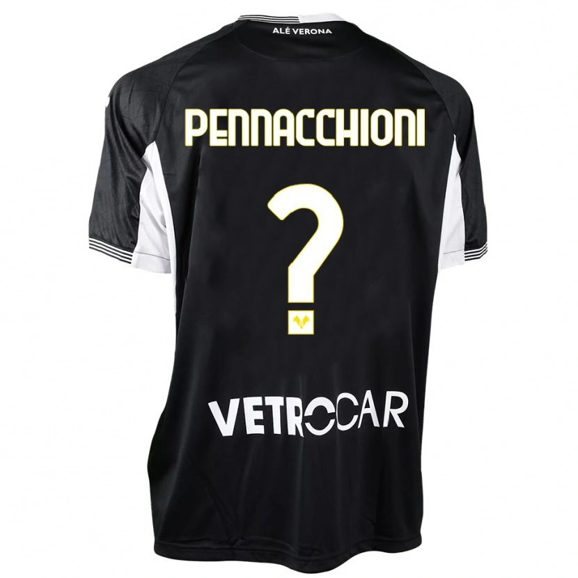Danxen Heren Jacopo Pennacchioni #0 Zwart Wit Keepersshirt 2025/26 T-Shirt België