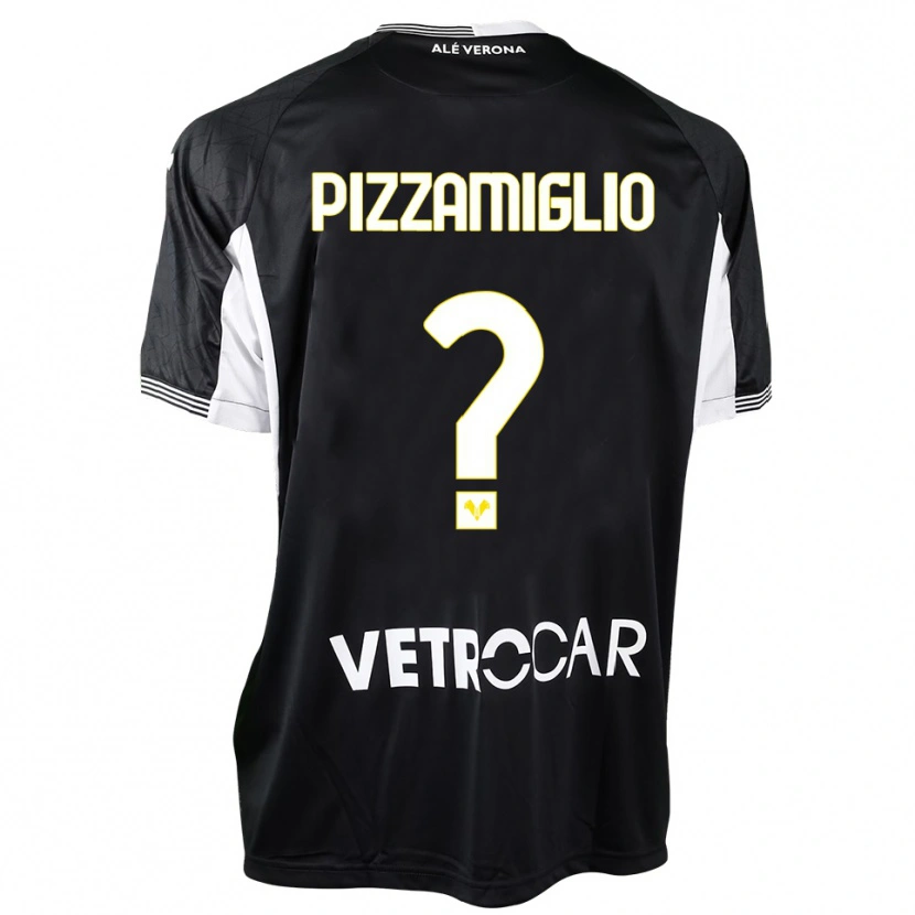 Danxen Heren Gianmaria Pizzamiglio #0 Zwart Wit Keepersshirt 2025/26 T-Shirt België