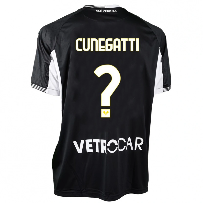 Danxen Heren Andrea Cunegatti #0 Zwart Wit Keepersshirt 2025/26 T-Shirt België