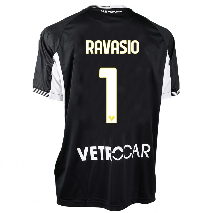 Danxen Heren Manuel Ravasio #1 Zwart Wit Keepersshirt 2025/26 T-Shirt België