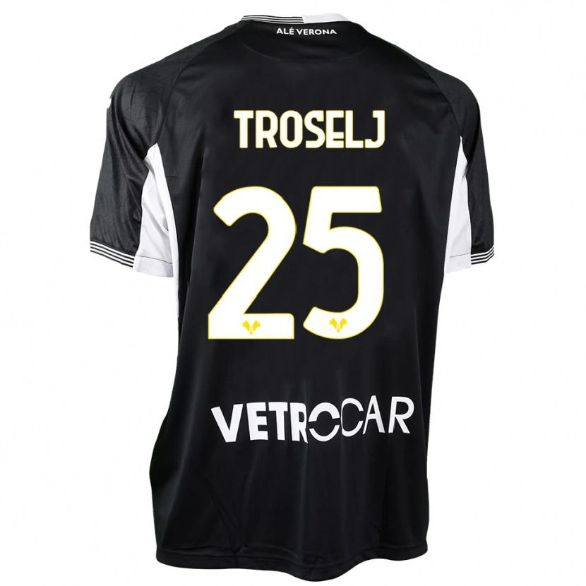 Danxen Heren Ethan Troselj #25 Zwart Wit Keepersshirt 2025/26 T-Shirt België