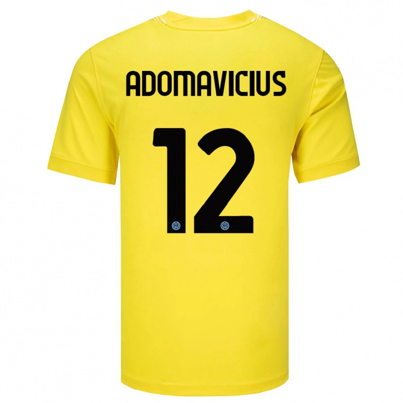 Danxen Heren Henrikas Adomavicius #12 Licht Geel Zwart Keepersshirt 2025/26 T-Shirt België