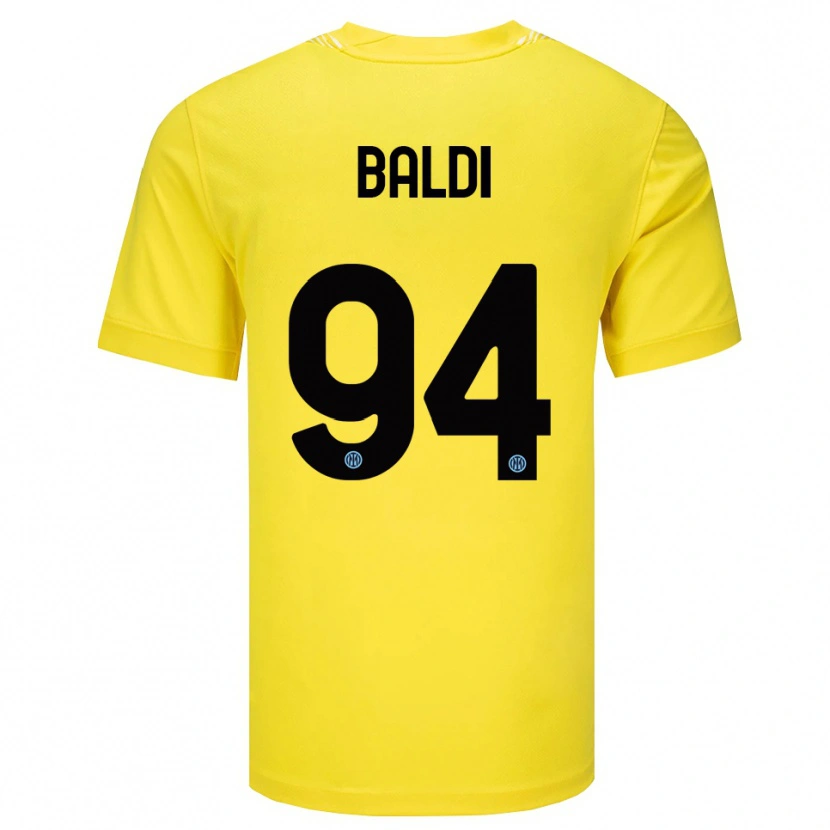 Danxen Heren Rachele Baldi #94 Licht Geel Zwart Keepersshirt 2025/26 T-Shirt België