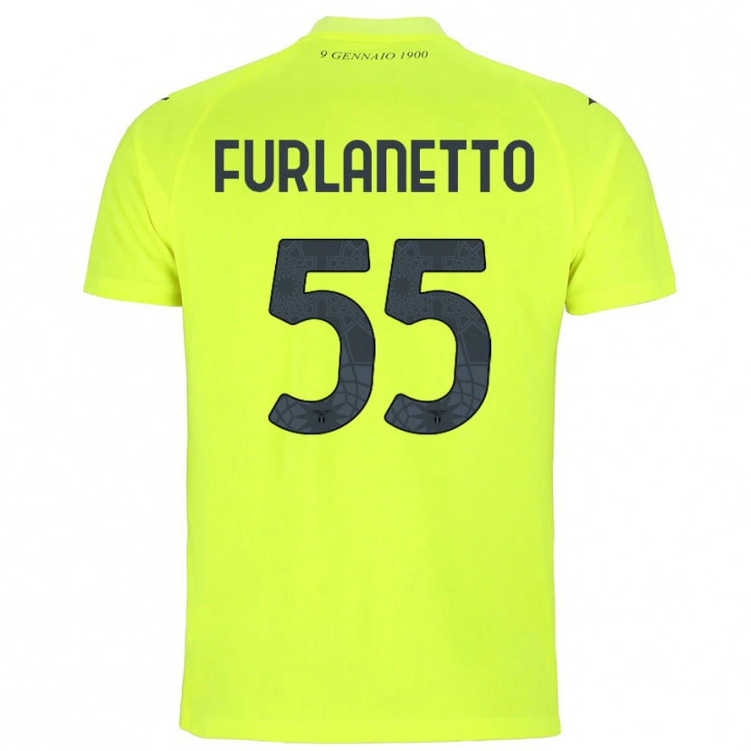 Danxen Heren Alessio Furlanetto #55 Fluorescerend Groen Keepersshirt 2025/26 T-Shirt België