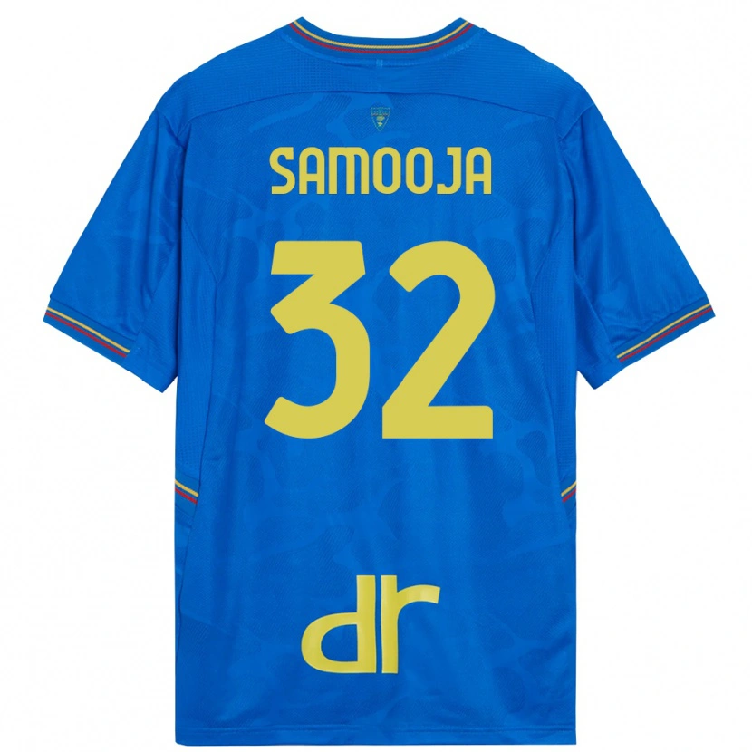 Danxen Heren Jasper Samooja #32 Koninklijk Blauw Bruin Keepersshirt 2025/26 T-Shirt België