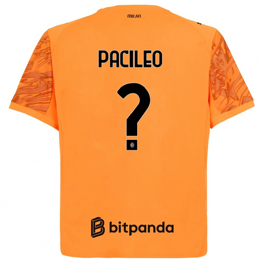 Danxen Heren Alessandro Pacileo #0 Oranje Geel Zwart Keepersshirt 2025/26 T-Shirt België