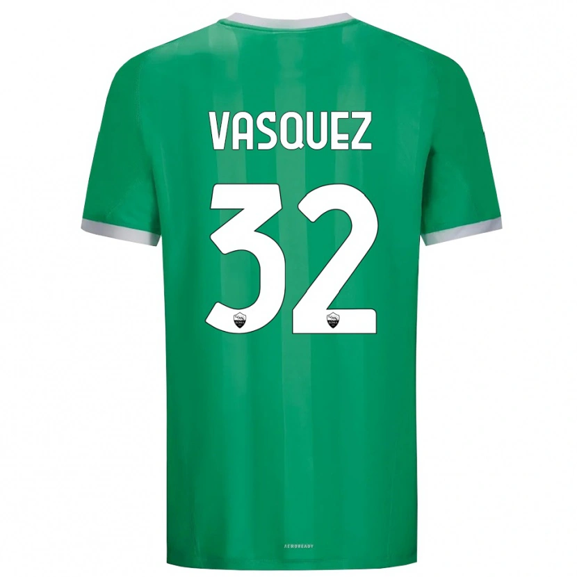 Danxen Heren Devis Vásquez #32 Groen Wit Keepersshirt 2025/26 T-Shirt België