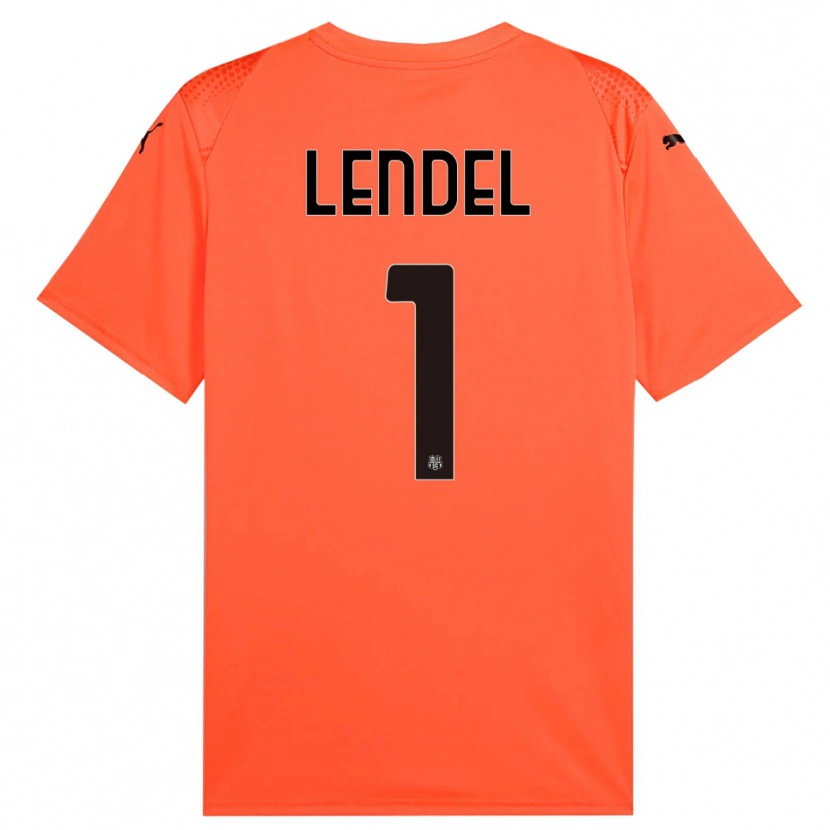 Danxen Heren Davide Lendel #1 Oranje Zwart Keepersshirt 2025/26 T-Shirt België
