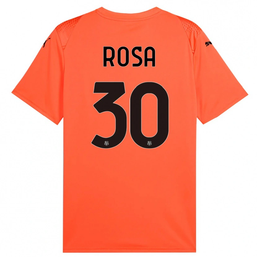 Danxen Heren Enrico Rosa #30 Oranje Zwart Keepersshirt 2025/26 T-Shirt België