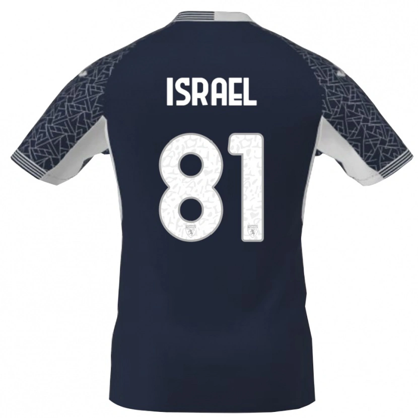 Danxen Heren Franco Israel #81 Blauw Zwart Wit Keepersshirt 2025/26 T-Shirt België