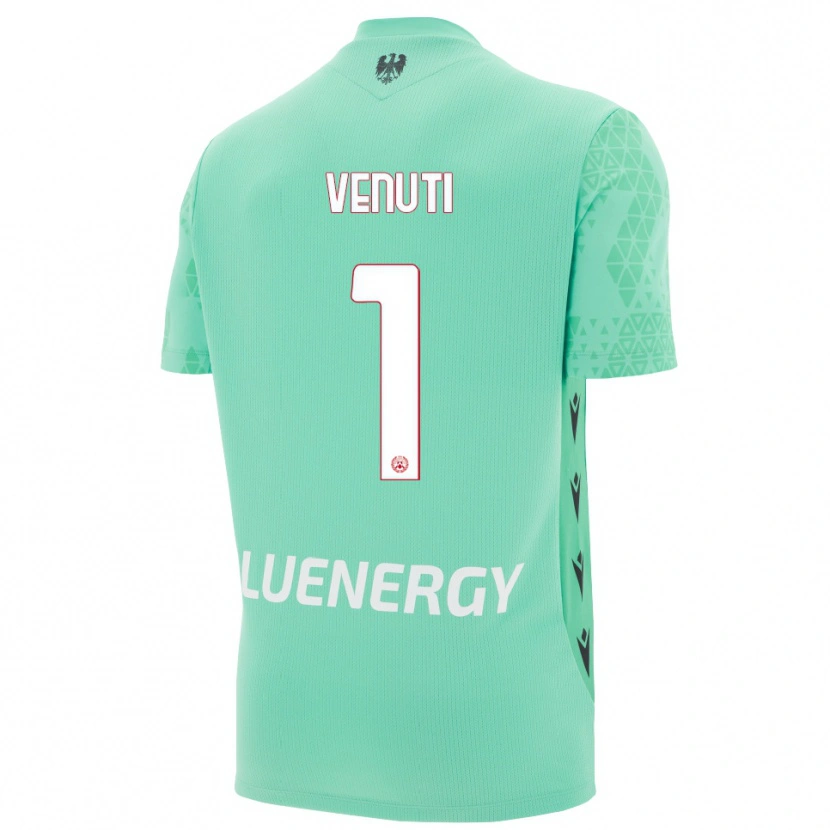 Danxen Heren Gioele Venuti #1 Aquamarijn Zwart Keepersshirt 2025/26 T-Shirt België