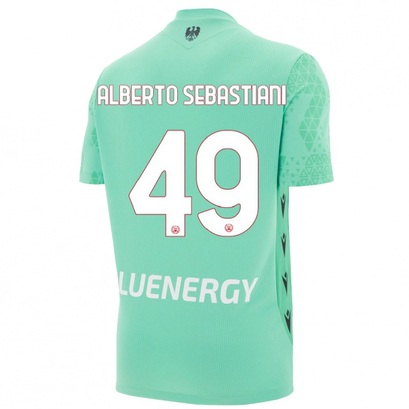 Danxen Heren José Alberto Sebastiani #49 Aquamarijn Zwart Keepersshirt 2025/26 T-Shirt België