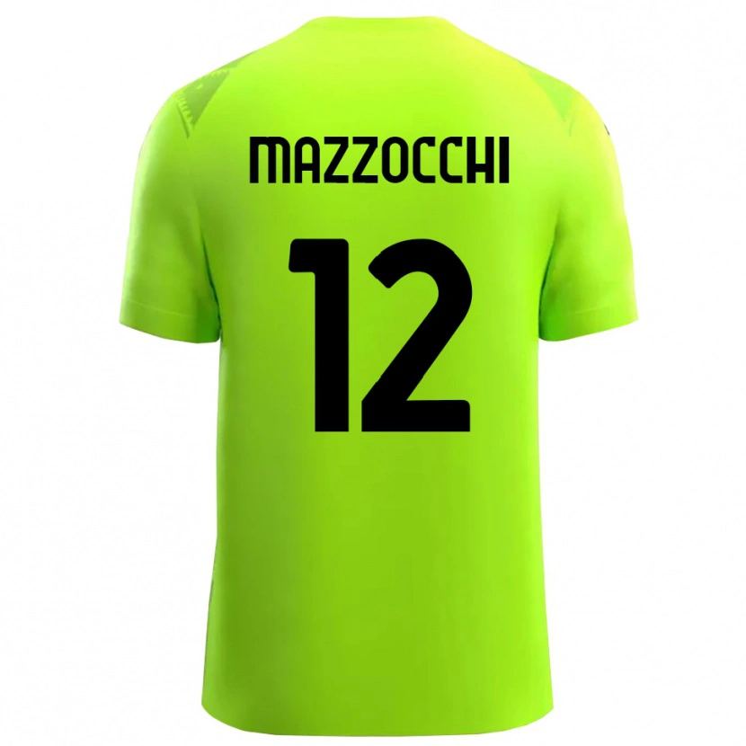 Danxen Heren Alessandro Mazzocchi #12 Gras Groen Zwart Keepersshirt 2025/26 T-Shirt België