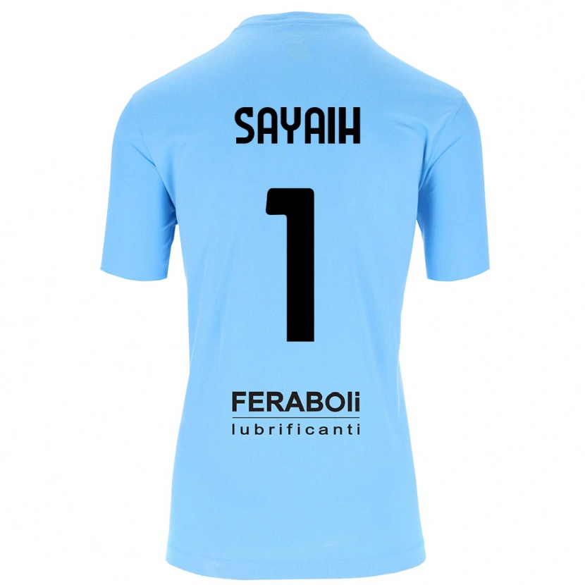 Danxen Heren Ilyas Sayaih #1 Hemelsblauw Zwart Keepersshirt 2025/26 T-Shirt België