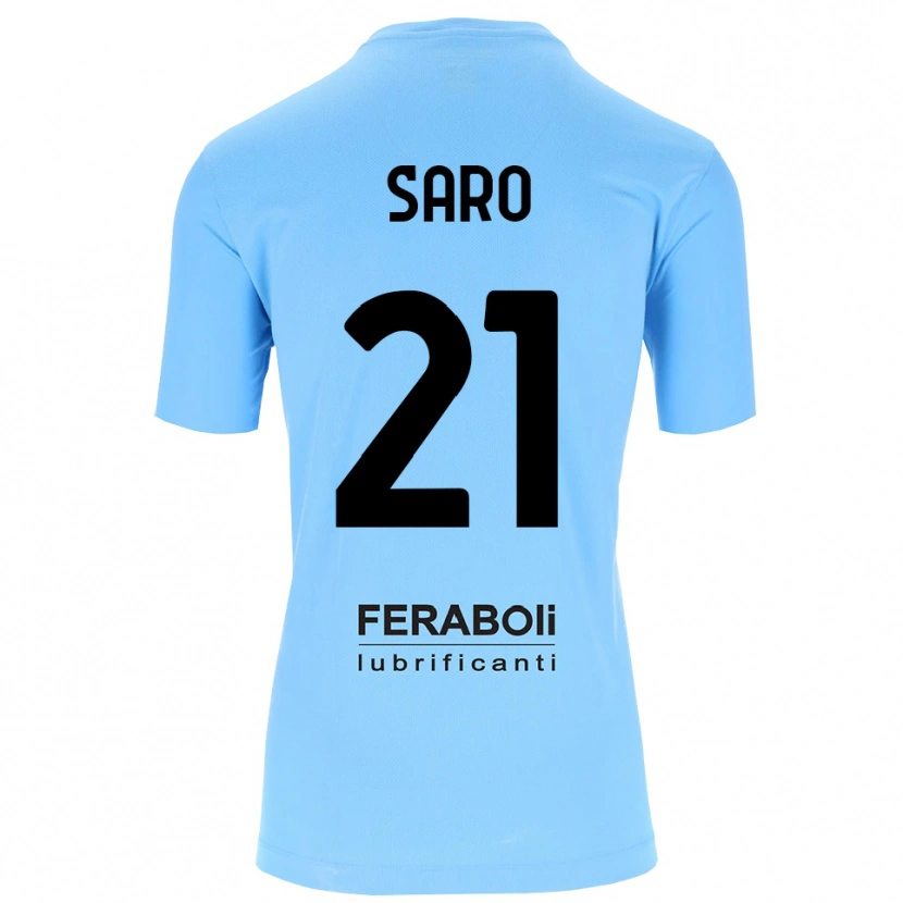 Danxen Heren Gianluca Saro #21 Hemelsblauw Zwart Keepersshirt 2025/26 T-Shirt België