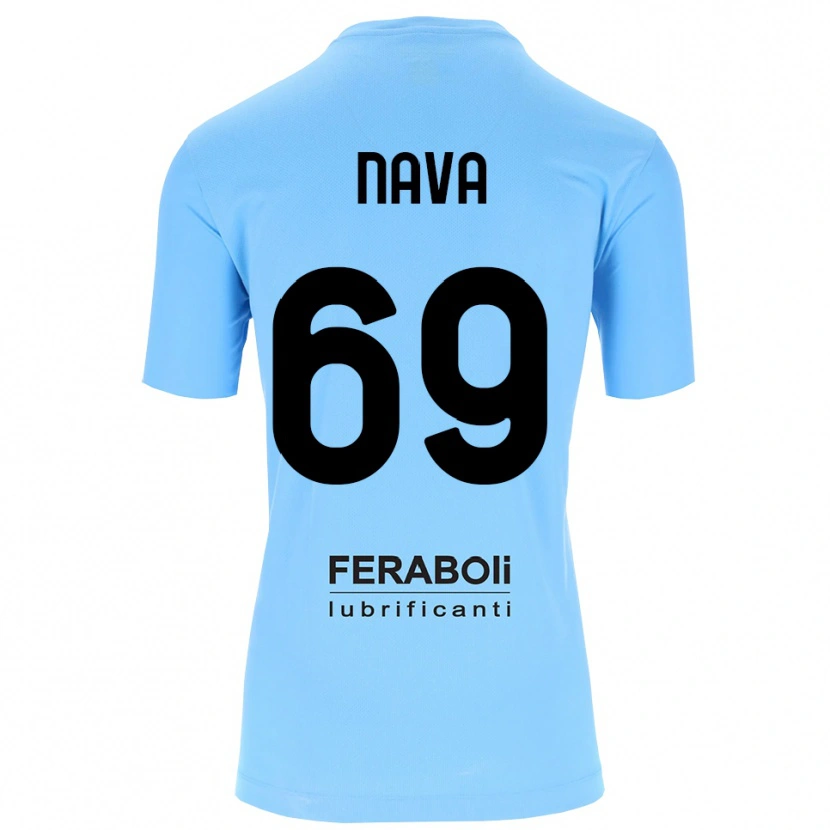 Danxen Heren Lapo Nava #69 Hemelsblauw Zwart Keepersshirt 2025/26 T-Shirt België