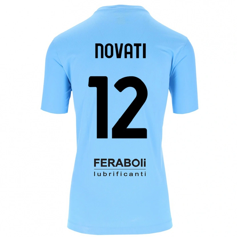 Danxen Heren Lorenzo Novati #12 Hemelsblauw Zwart Keepersshirt 2025/26 T-Shirt België