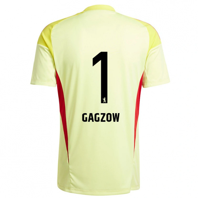 Danxen Heren Fritz Gagzow #1 Licht Geel Zwart Keepersshirt 2025/26 T-Shirt België