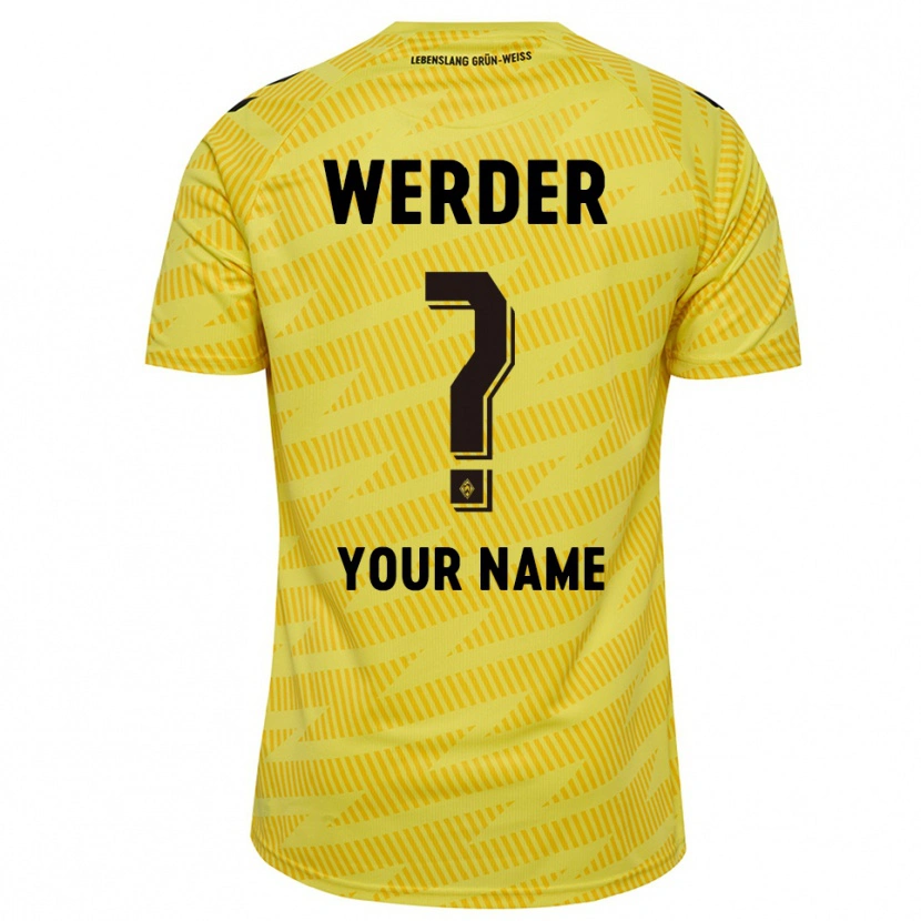 Danxen Heren Werder Bremen Geel Zwart Keepersshirt 2025/26 T-Shirt België