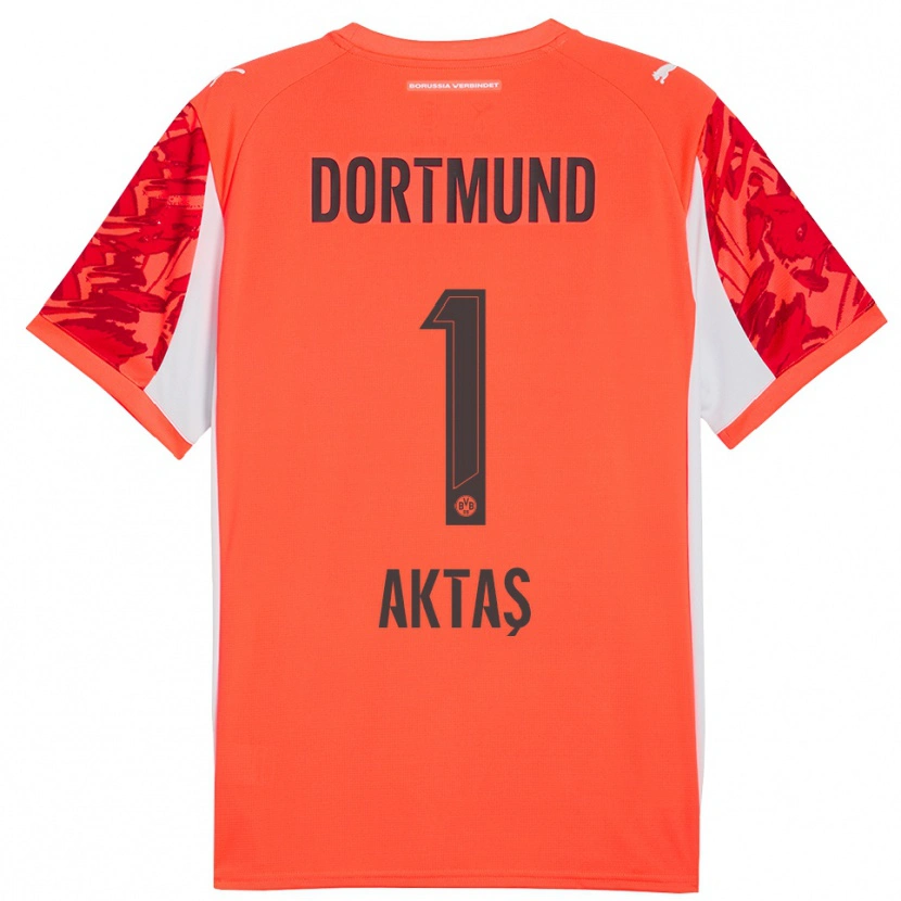 Danxen Heren Yılmaz Aktaş #1 Rood Oranje Keepersshirt 2025/26 T-Shirt België