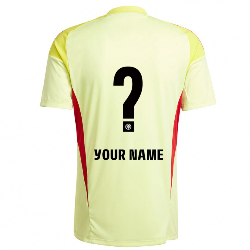 Danxen Heren Eintracht Frankfurt Licht Geel Zwart Keepersshirt 2025/26 T-Shirt België