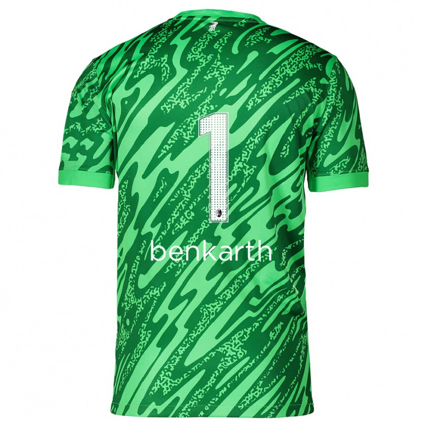 Danxen Heren Laura Benkarth #1 Groen Wit Keepersshirt 2025/26 T-Shirt België