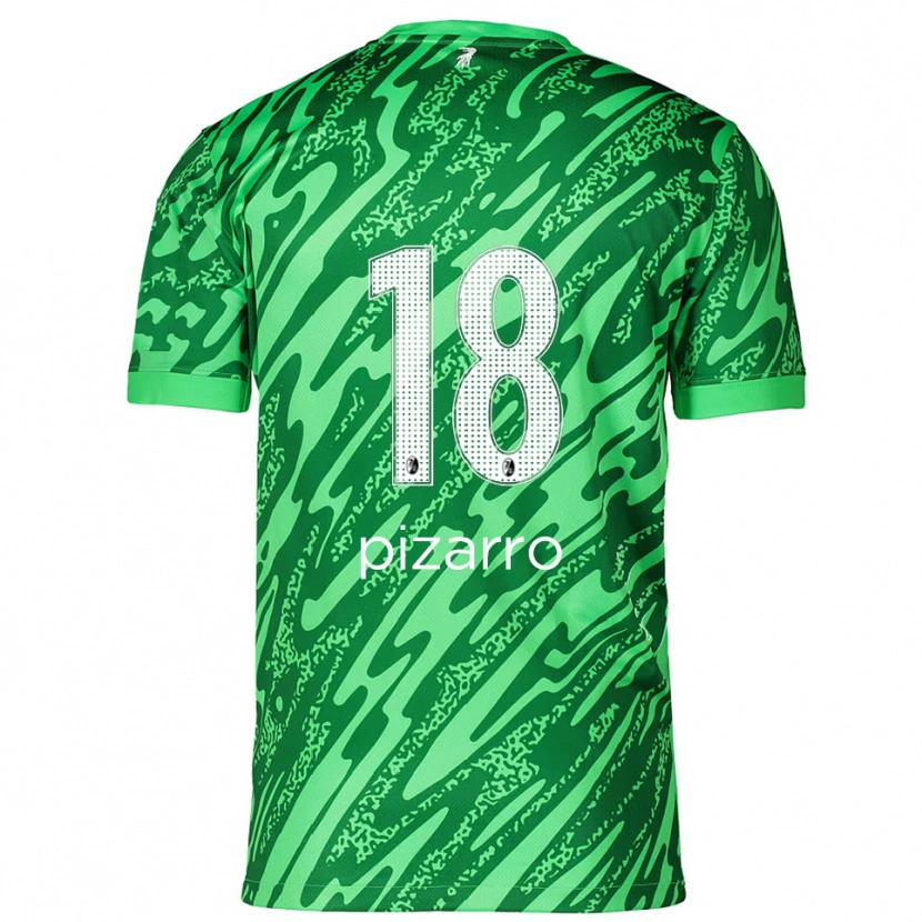 Danxen Heren Théodore Pizarro #18 Groen Wit Keepersshirt 2025/26 T-Shirt België