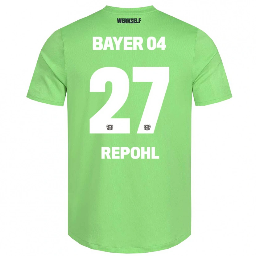 Danxen Heren Friederike Repohl #27 Licht Groen Wit Keepersshirt 2025/26 T-Shirt België