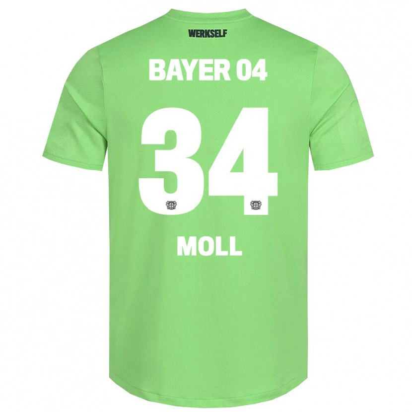 Danxen Heren Anne Moll #34 Licht Groen Wit Keepersshirt 2025/26 T-Shirt België