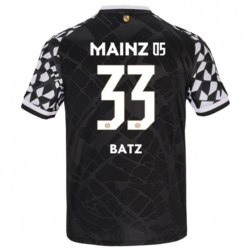 Danxen Heren Daniel Batz #33 Zwart Wit Keepersshirt 2025/26 T-Shirt België